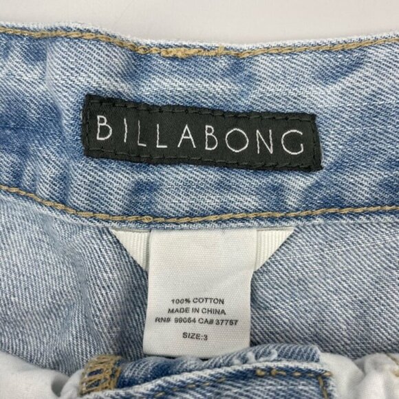 BILLABONG Laneway Frayed Hem Denim Short Sz 3 - Picture 5 of 7